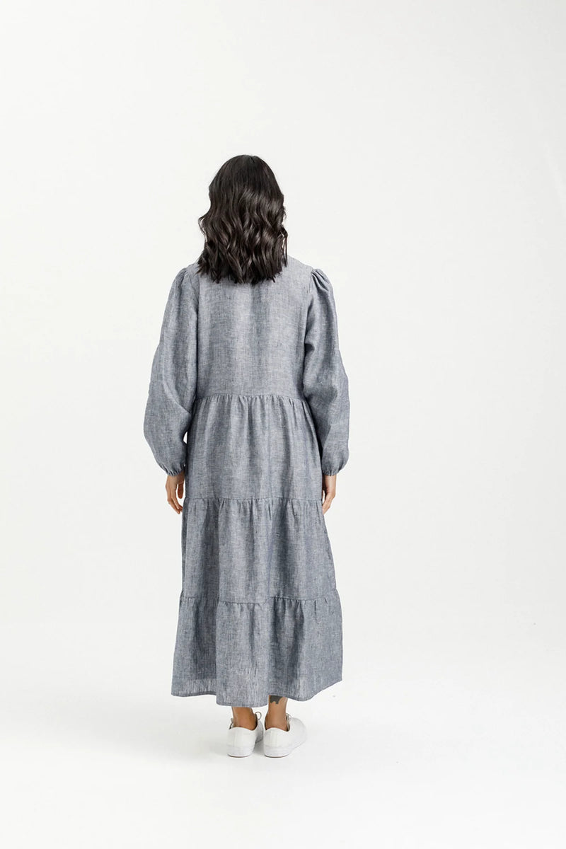 Khloe Dress L/S - Grey