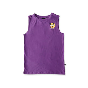 Future Is Bright Mussle Tee - Purple
