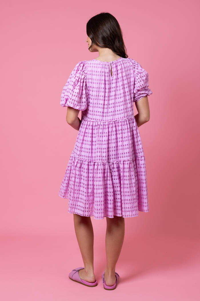 Brittany Dress - Pink Check