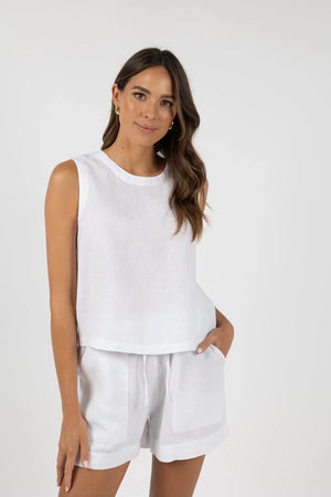 Evita Top White