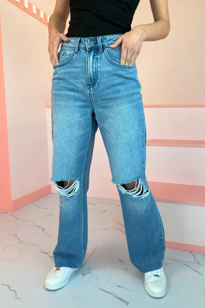 Paris Blue Ripped Jean