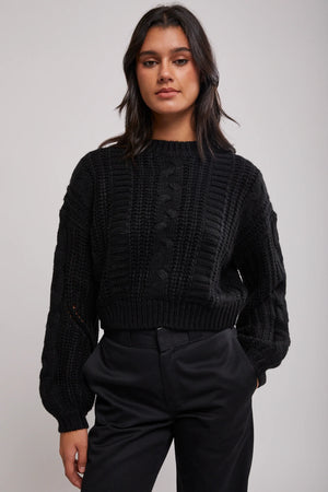 Folktale Crop Chunky Knit