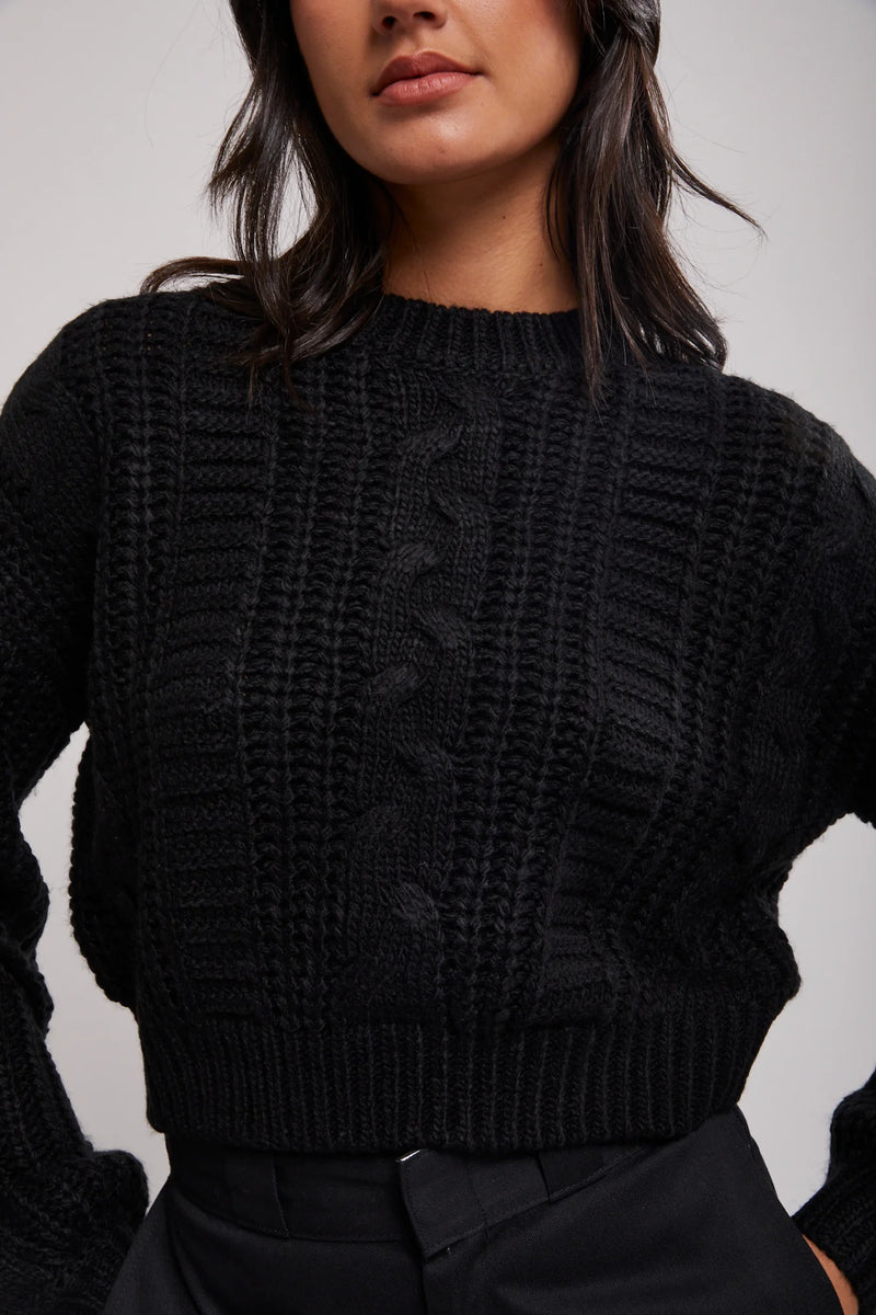 Folktale Crop Chunky Knit