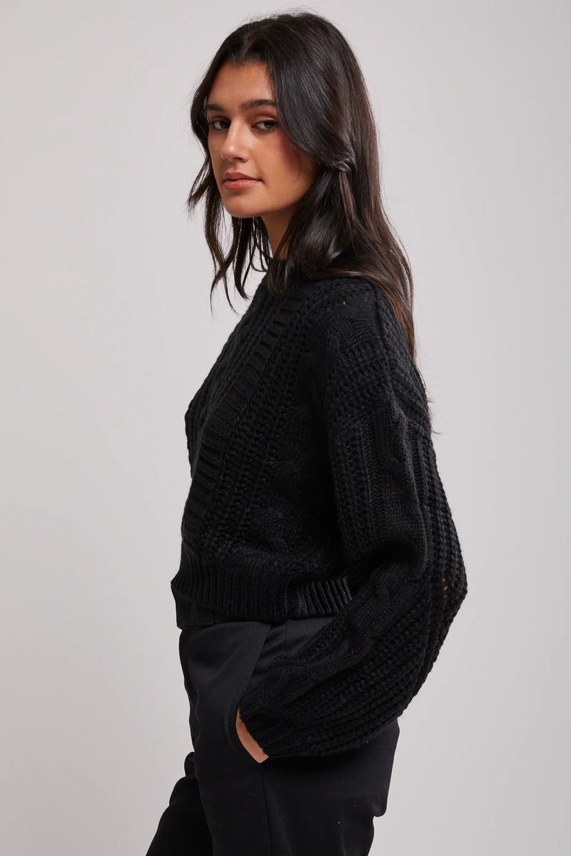 Folktale Crop Chunky Knit