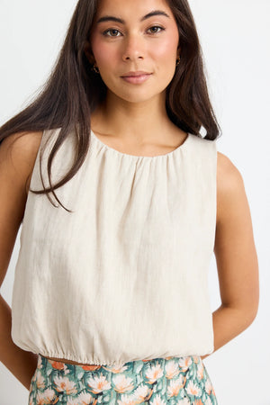 Reflection Natural Linen Shell Top