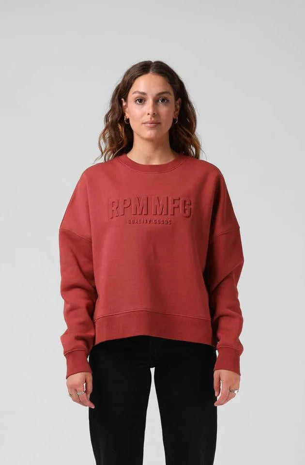 Boss Slouch Crew - Fader Red