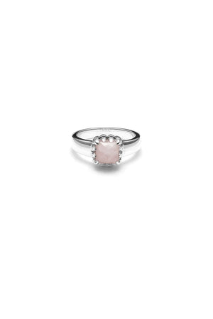 Baby Claw Ring-Rose Quartz