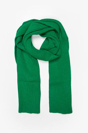 Ribbed Scarf - Green