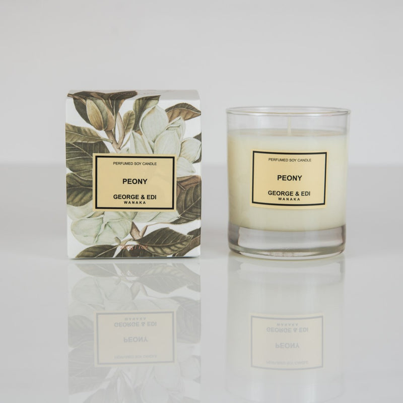Perfumed Soy Candle - Peony
